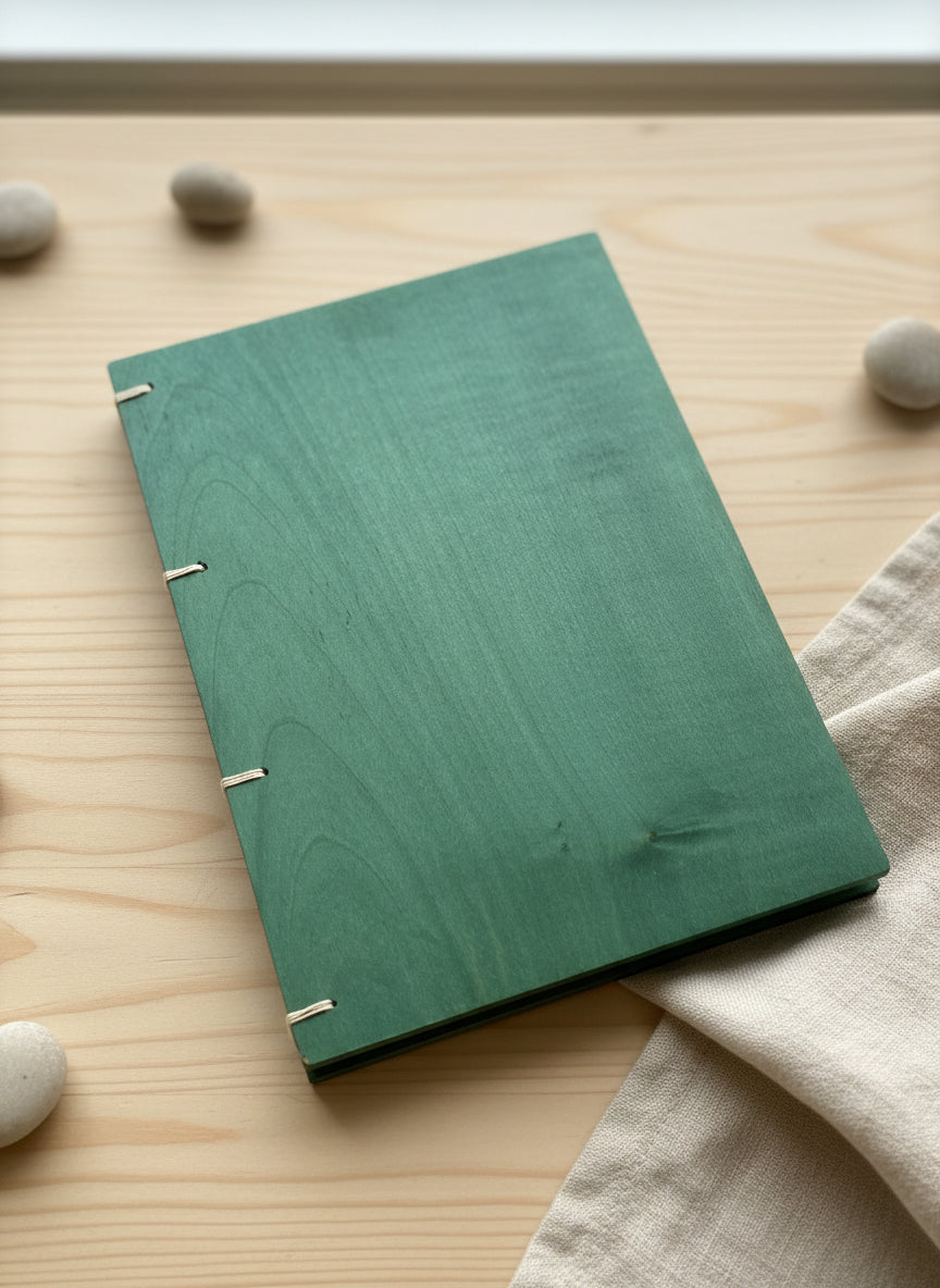 carnets en bois, fabrication artisanale française, racines artisanat