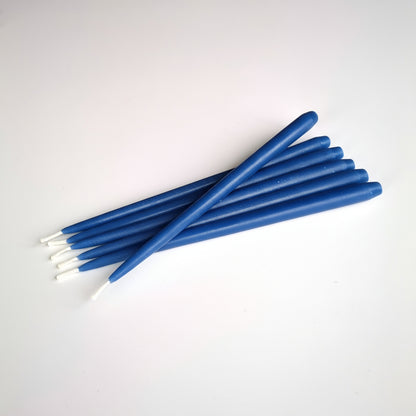 Lot de 3 bougeoirs et leurs bougies en cire d'abeille